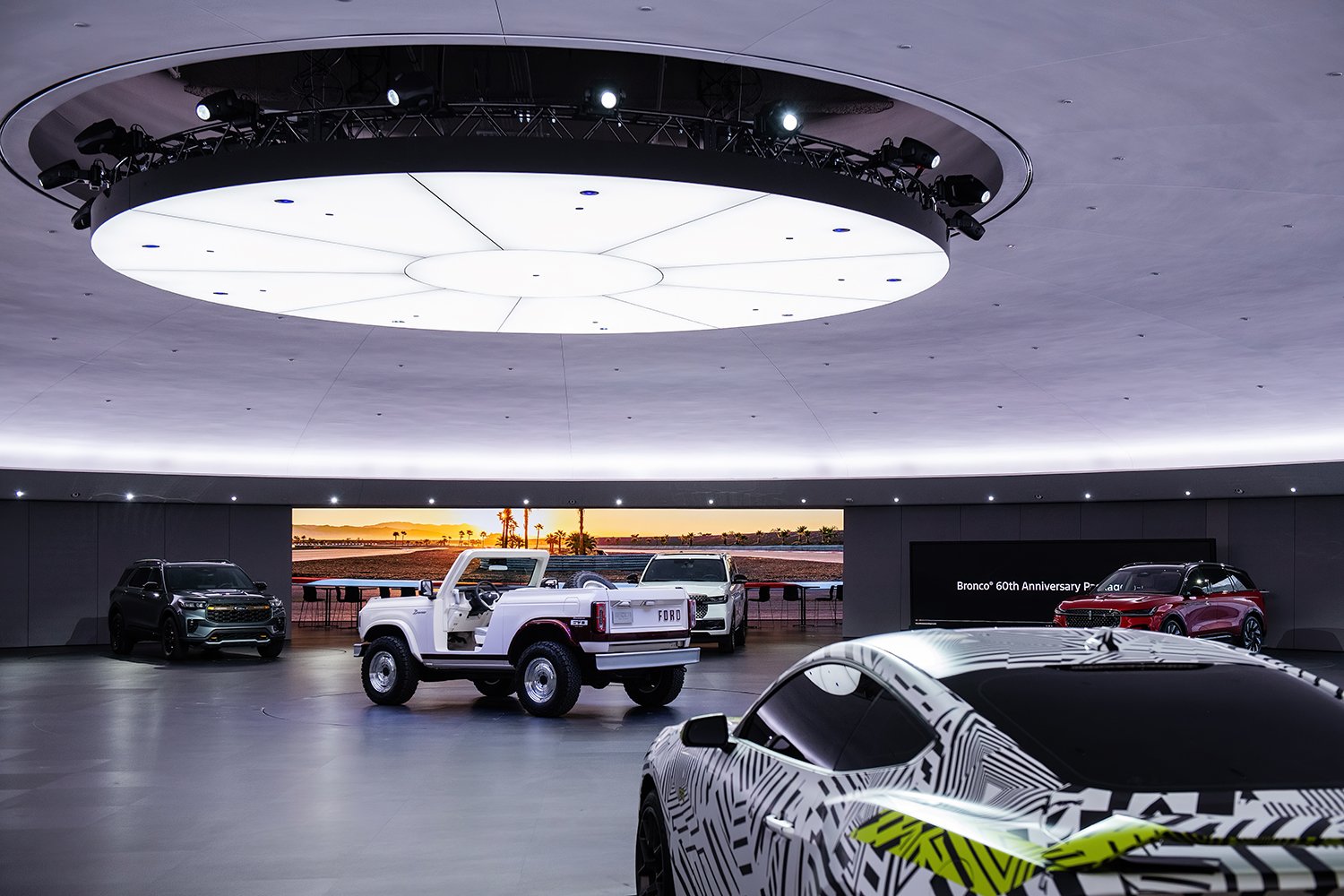 Interior view of shared space within the Ford World Headquarters, reflecting Snøhetta’s human-focused design philosophy.