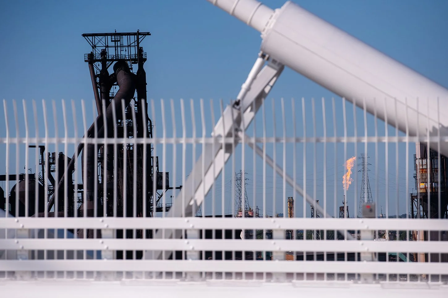 Gordie Howe International Bridge pedestrian grand opening photographed from the Detroit side of the international crossing.