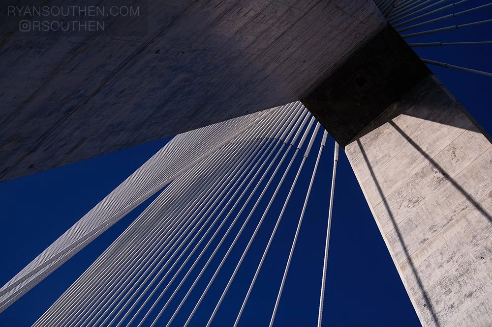 Detroit-to-Windsor pedestrian crossing on the Gordie Howe International Bridge during its grand opening celebration.