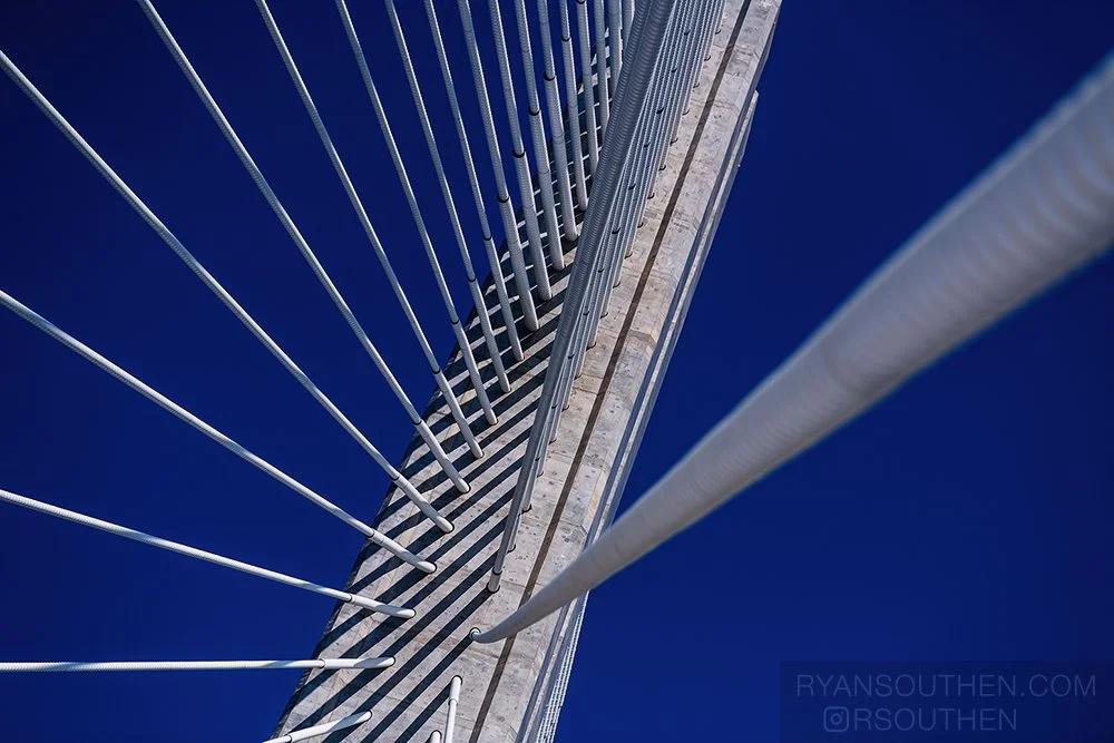 Grand opening festivities on the Gordie Howe International Bridge connecting pedestrians between Detroit and Windsor.
