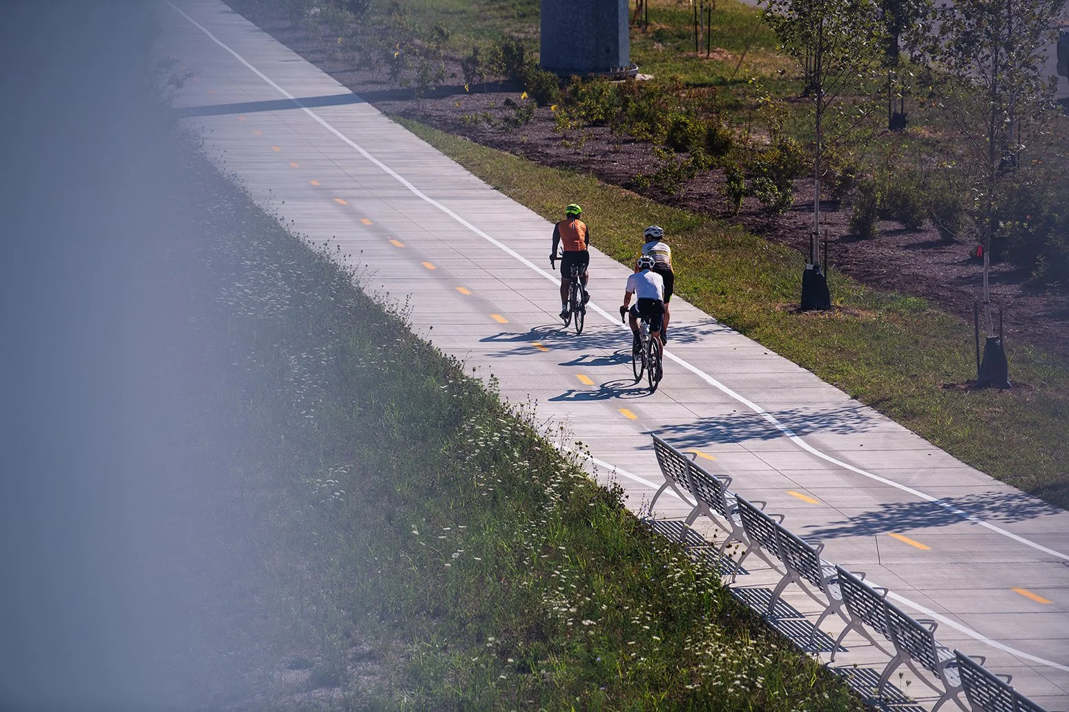 Visitors walking toward Windsor from Detroit during the Gordie Howe International Bridge pedestrian opening.