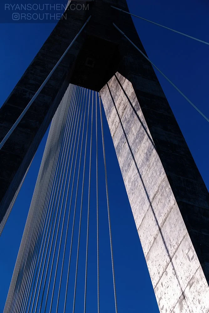 Pedestrian opening celebration on the Gordie Howe International Bridge connecting downtown Detroit and the Windsor area.