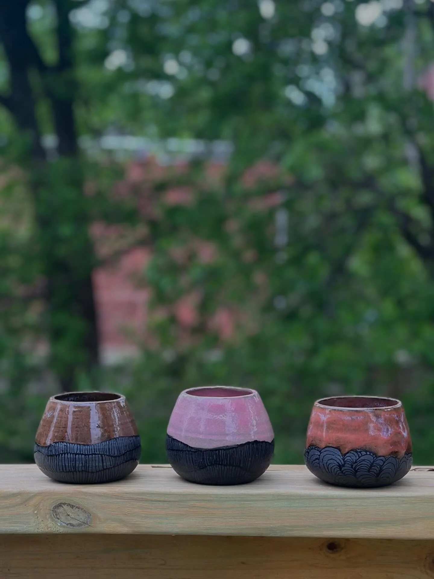 I&rsquo;ve always been so inspired by @singletooth and had fun playing with line work influence by their skillful hand!  #artistinfluence #ceramics #underglaze