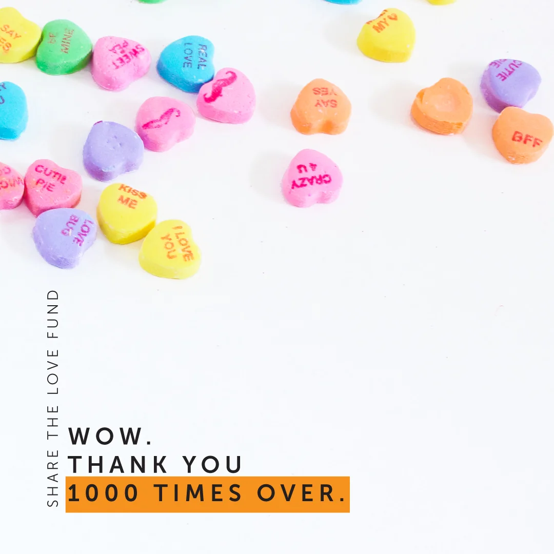 Thank You 1000 Times Over