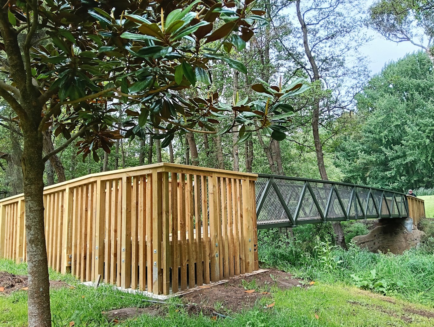 New pram and bike-friendly bridge