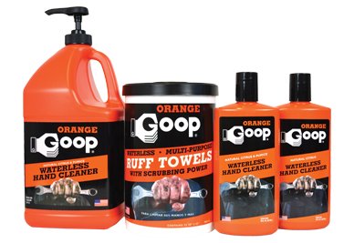 Orange Goop Hand Cleaner Multi-Pack: 5 x 16 oz Bottle + 2 x 5oz Tube