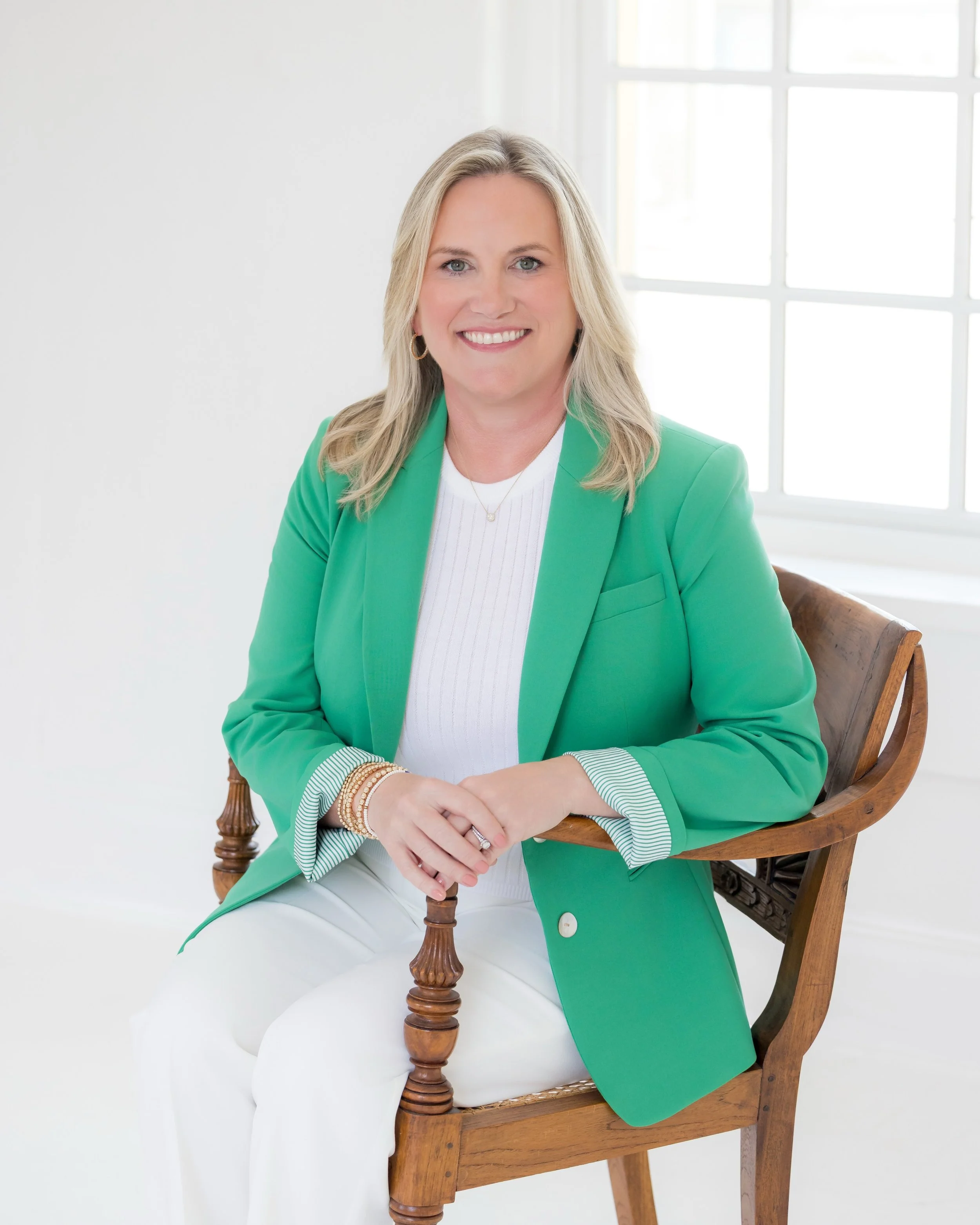 New headshots for Dr. Julie Grimes. Congratulations on your new venture!