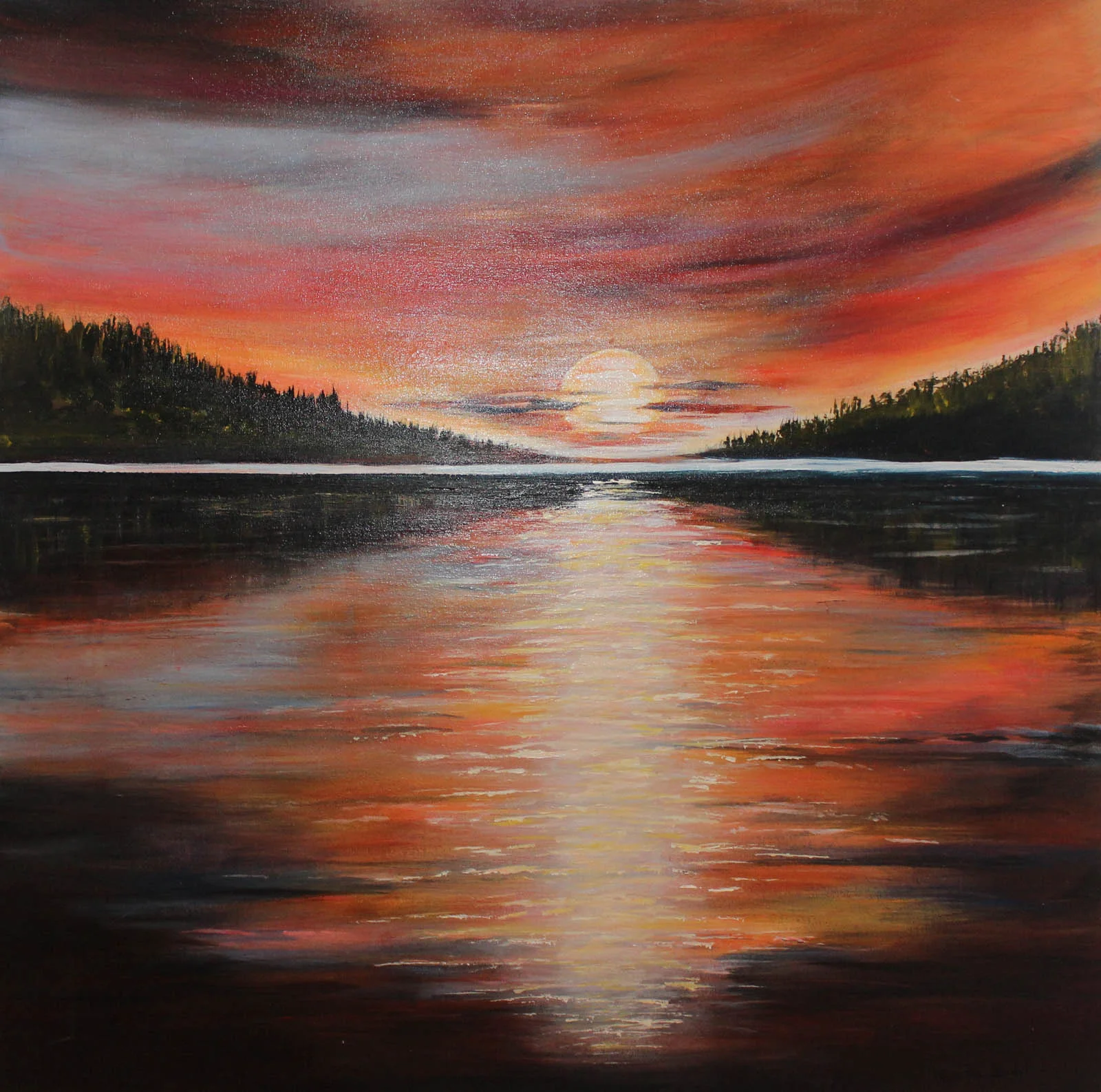 Sunset on the Lake