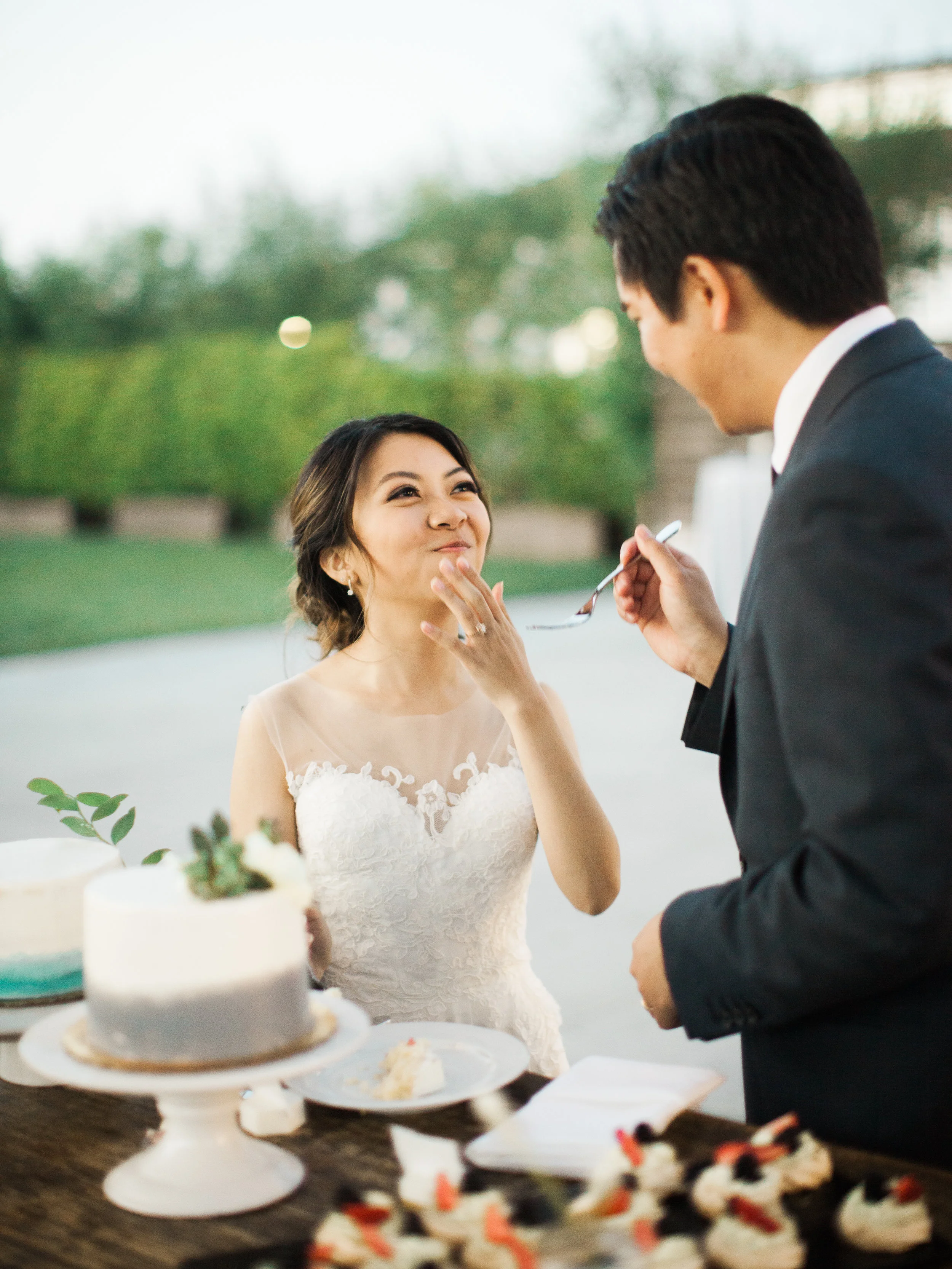 my first bite of cake as a married woman. I may be a Mrs. now, but I definitely still have the sweet tooth of a kid hehe.