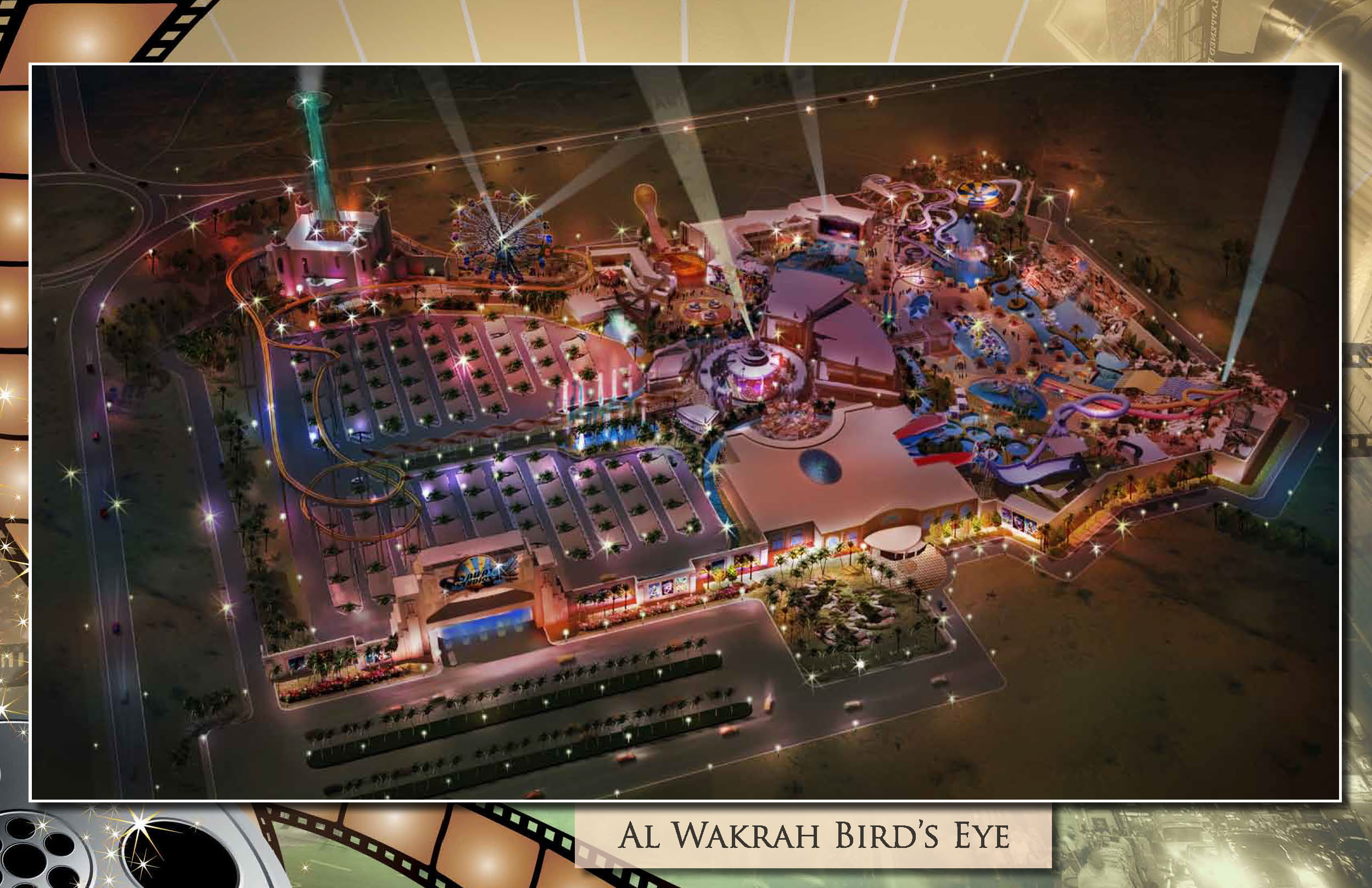 Skyaway Studios Themed Waterpark, Doha, Qatar. Master Planned in collaboration with Nextep Design, Inc.
