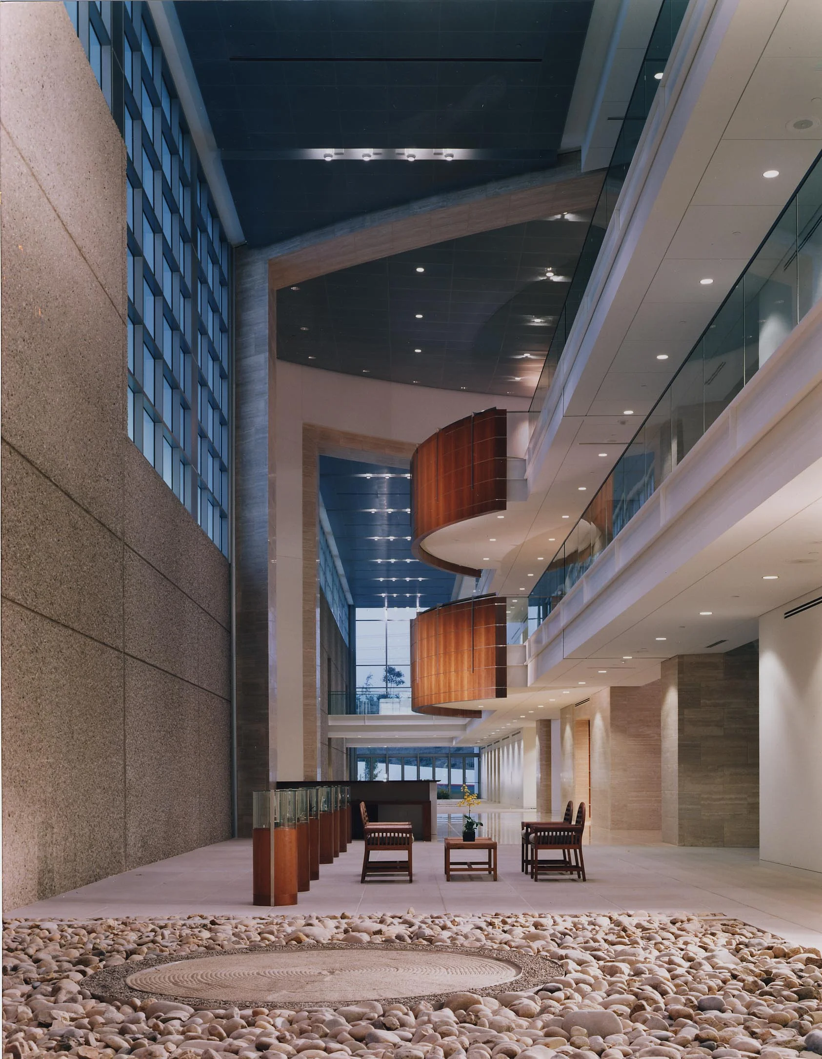 NIKKEN Headquarters Atrium. Served as Project Director for Gensler.