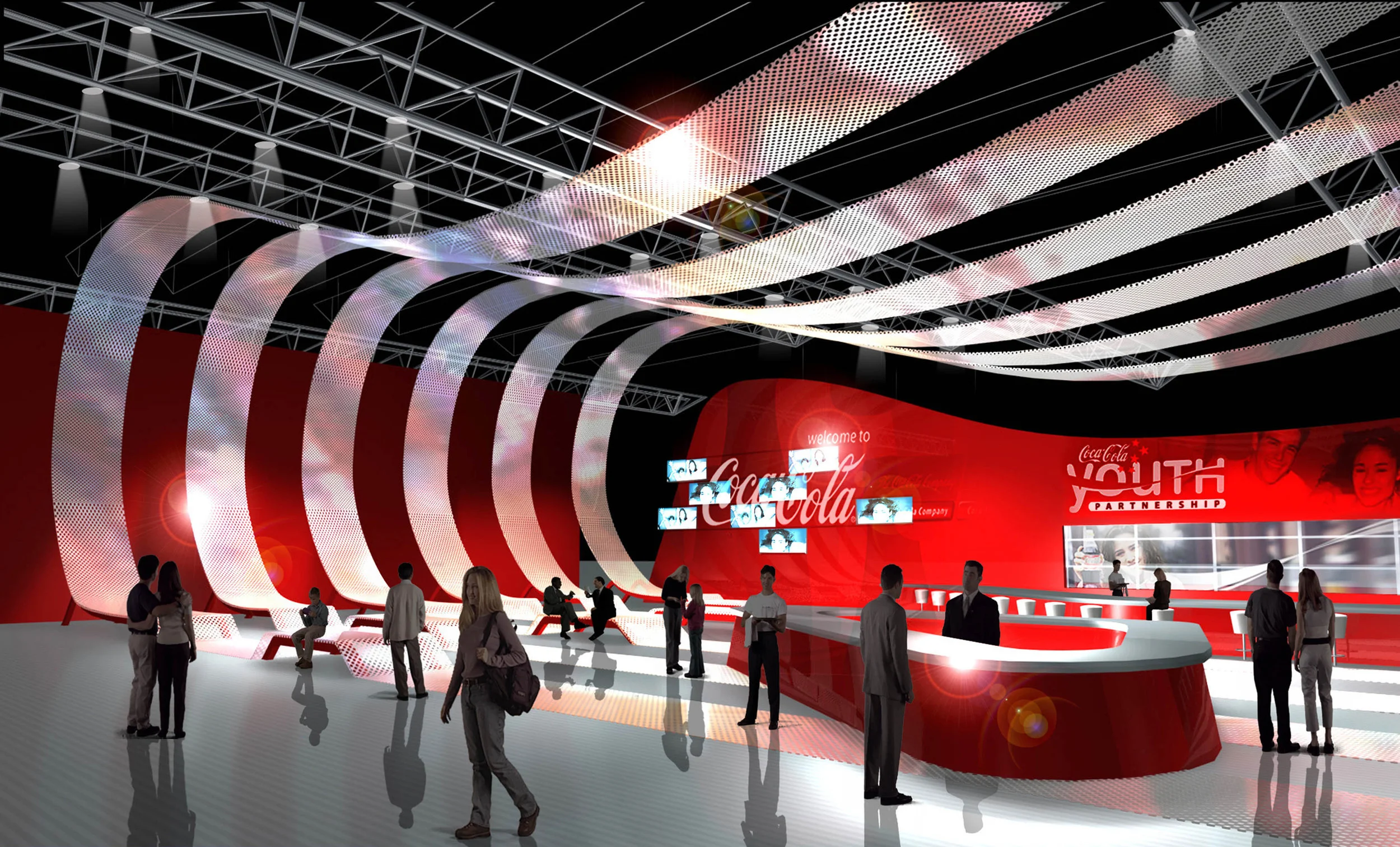 Coco Cola Retail Store Showroom Experience Concept - joint with Hetzel Design