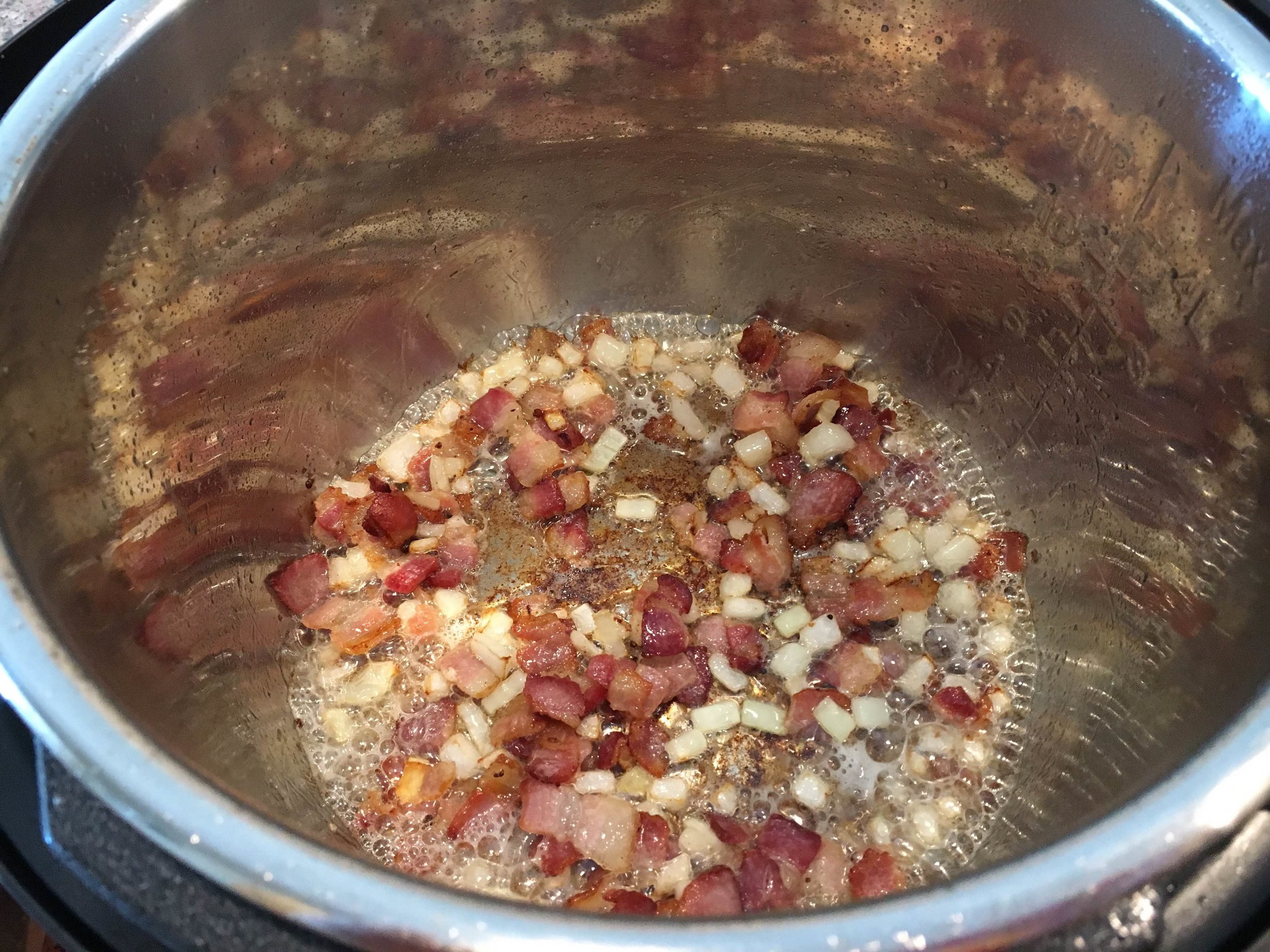 Bacon and onions working together. My favorite smell in the world!