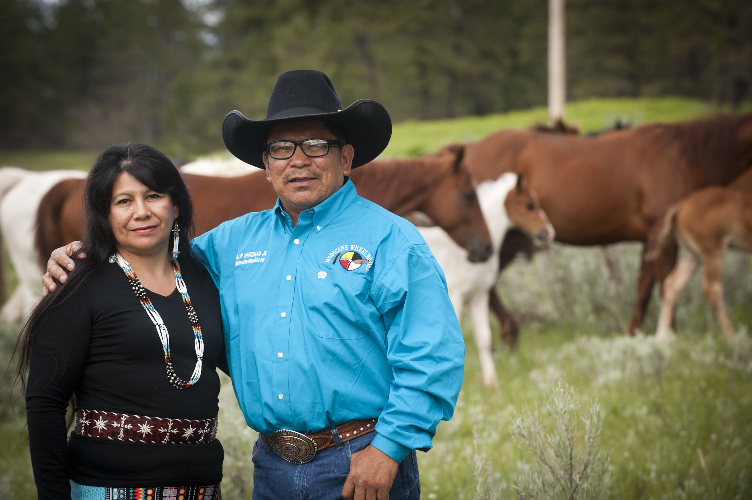 Phillip Whiteman Jr and Lynette Two Bulls