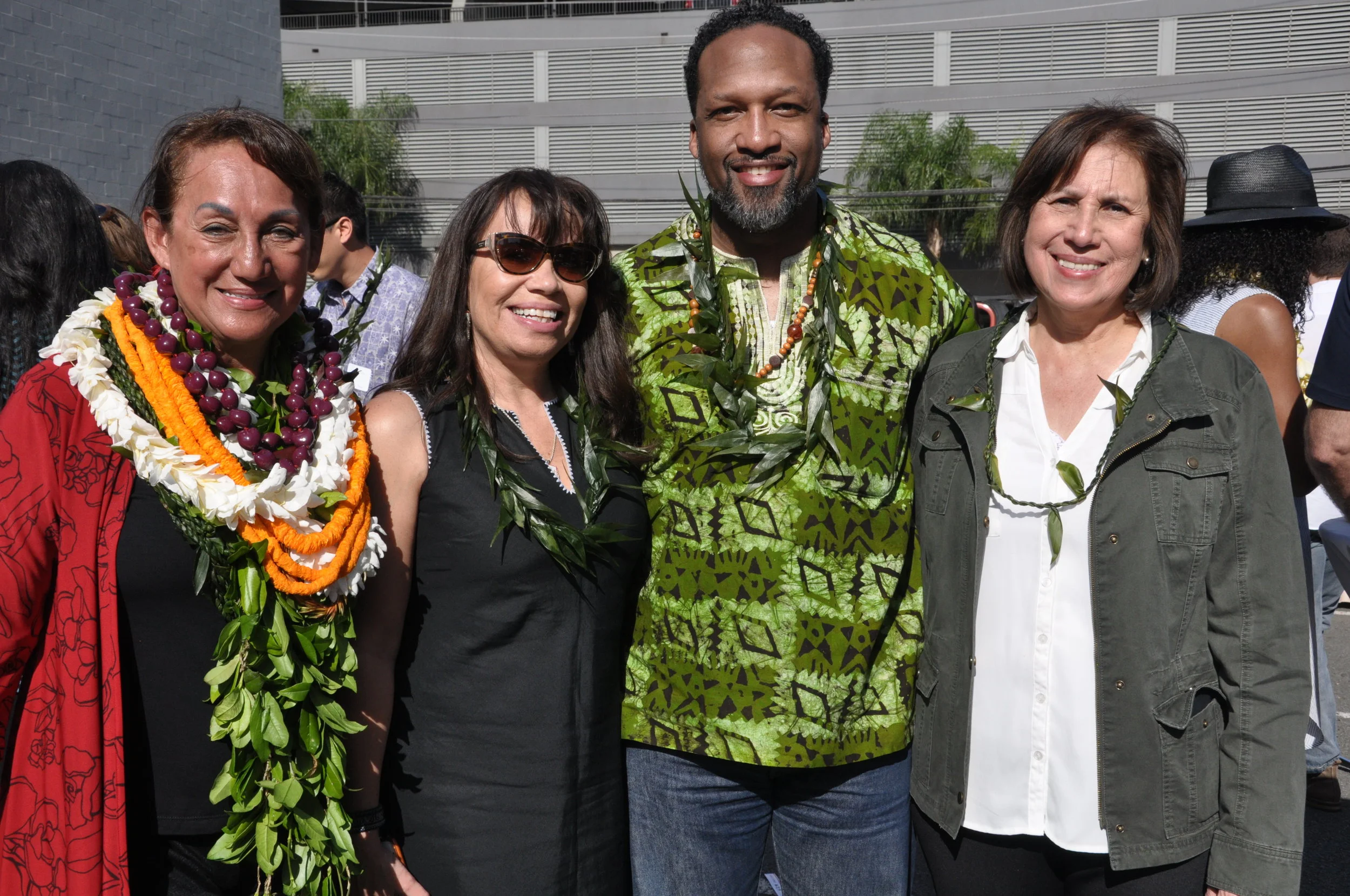 Vicky Holt Takamine, Lori Pourier, Carlton Turner, and Maria De Leon. Photo credit: Kyle Wright