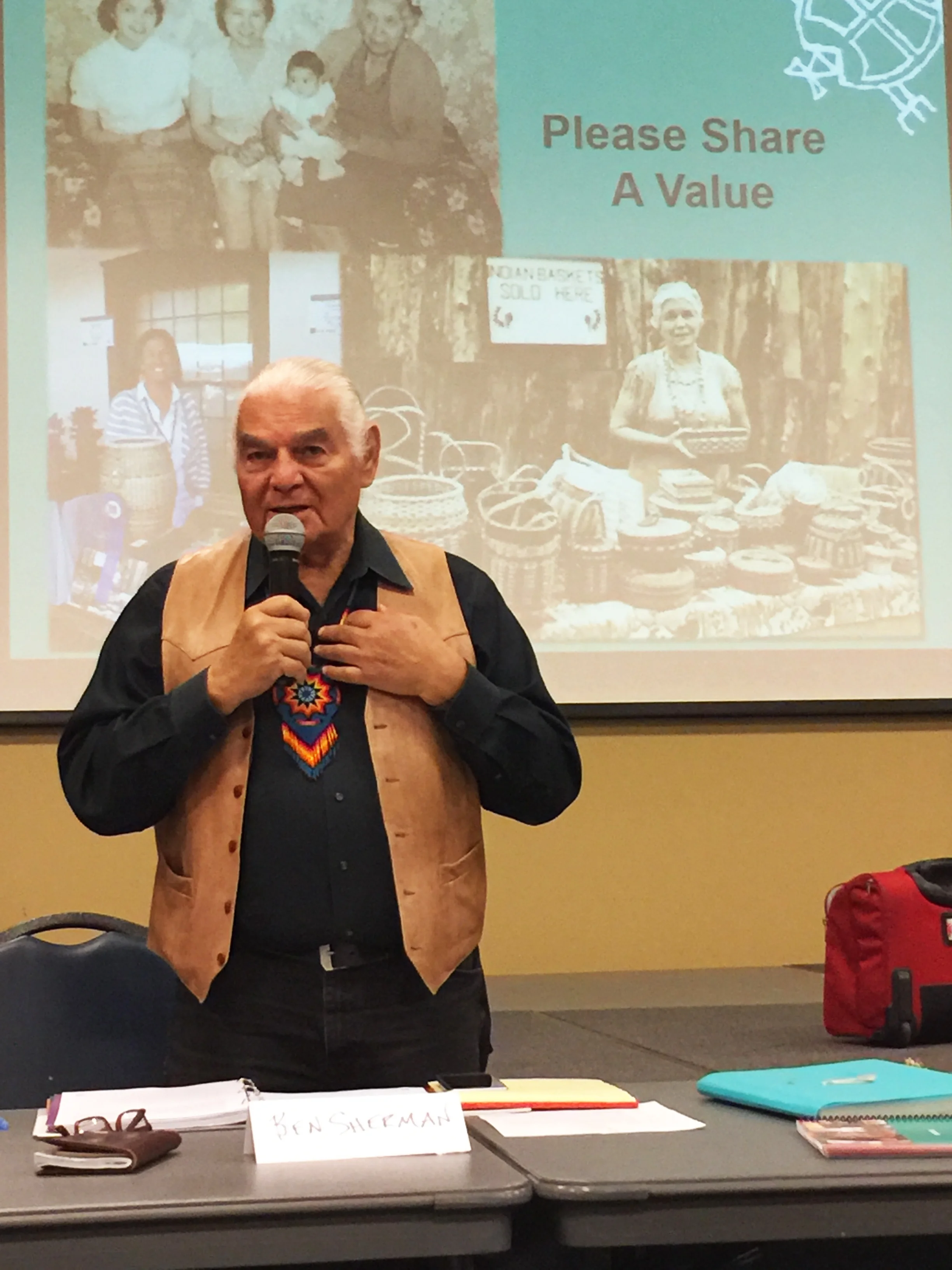 Ben Sherman instructing an NAPD in Niobrara, NE. Photo courtesy of FPF.