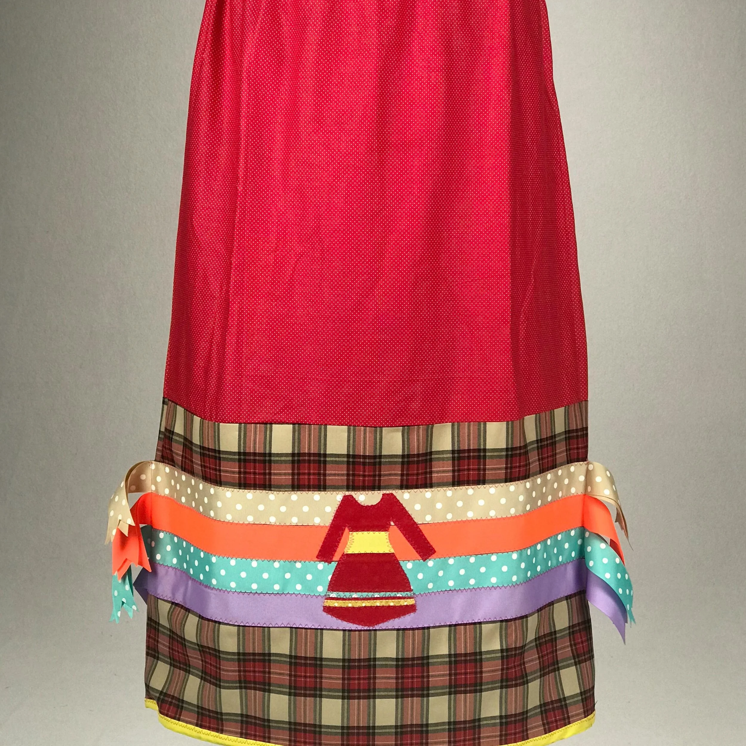 Melissa’s “MMIW Ribbon Skirt” - A ribbon skirt created to honor Missing and Murdered Indigenous Women, an epidemic that has gained increased awareness over the last decade.