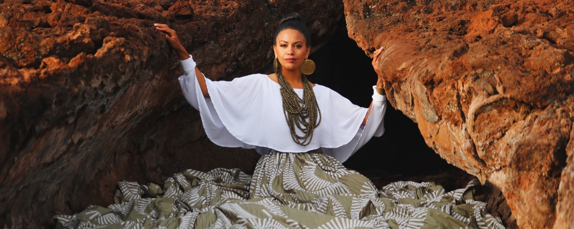 Hāwane Rios (Native Hawaiian) 2021 Cultural Capital Fellow. Photo by Kapulei Flores. @kapzphotography