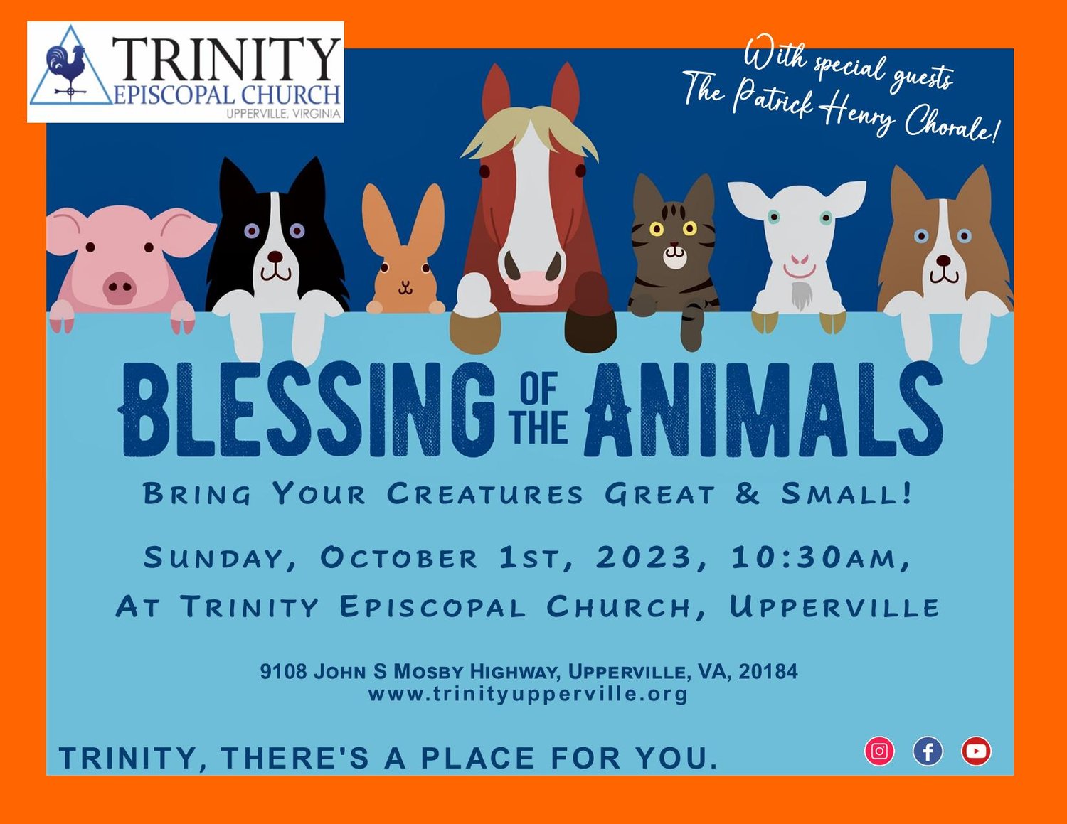 Blessing of the Animals — Trinity Episcopal Church