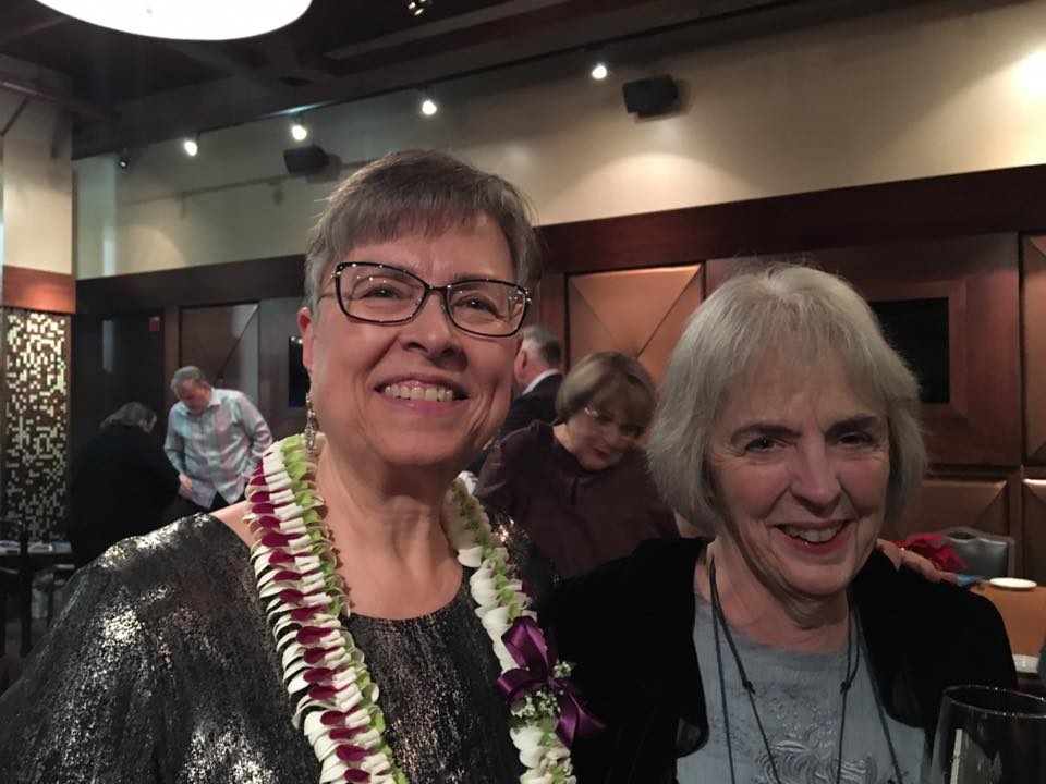 With my mentor, the talented poet, charlotte muse