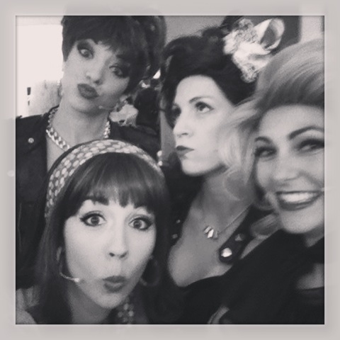  Backstage before  ModRock the Musical  #wigs 