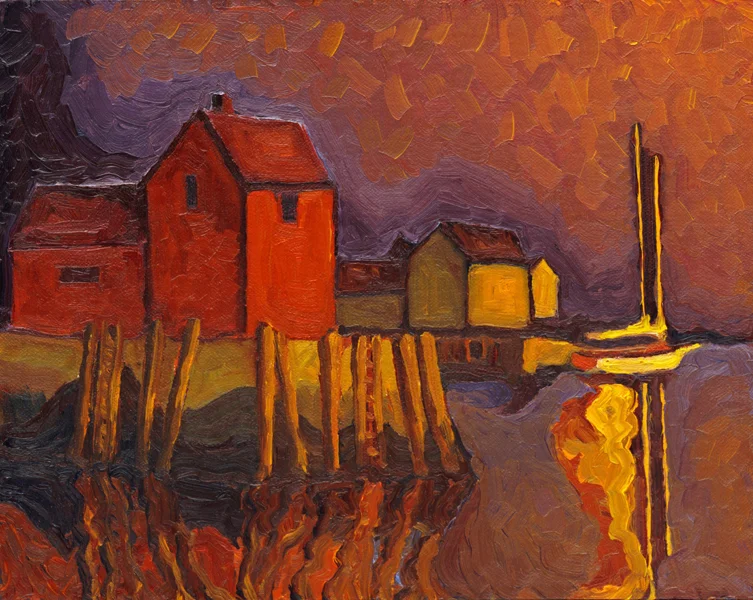 little motif with fish