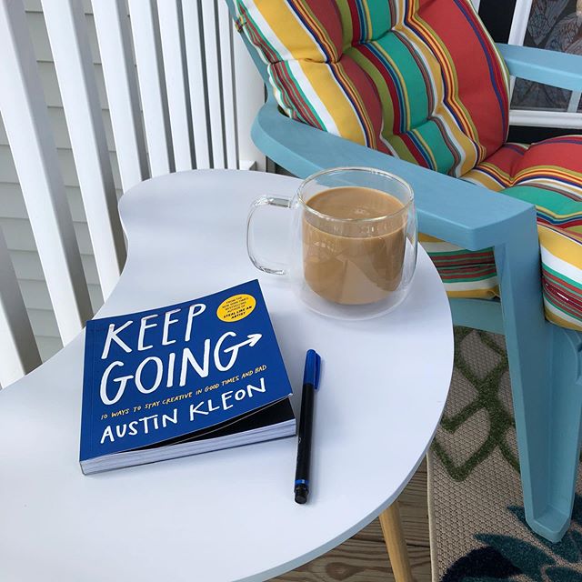 Really loving the new book by @austinkleon. ❤️ Thank you for the inspiration! 📝