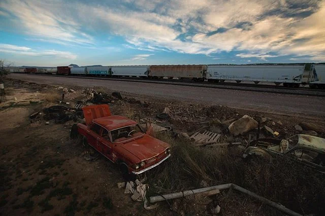 Had a fun trip to the Grand Canyon and found a rusted old car on the way