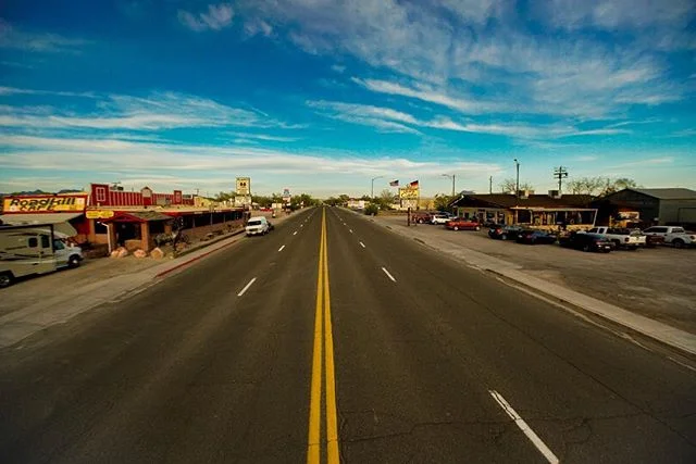 On our way to the Grand Canyon we had to make a stop on Route 66