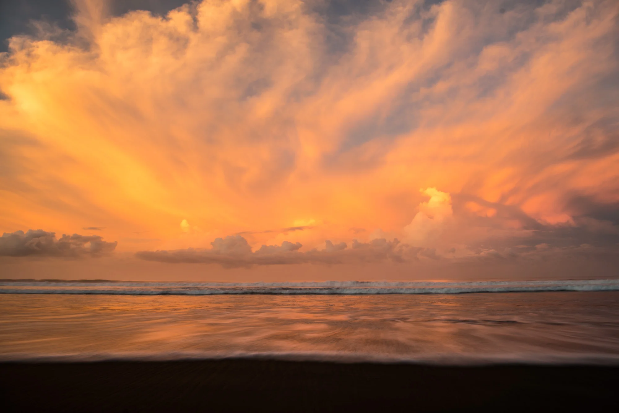 Sunrise on the Pacific Ocean
