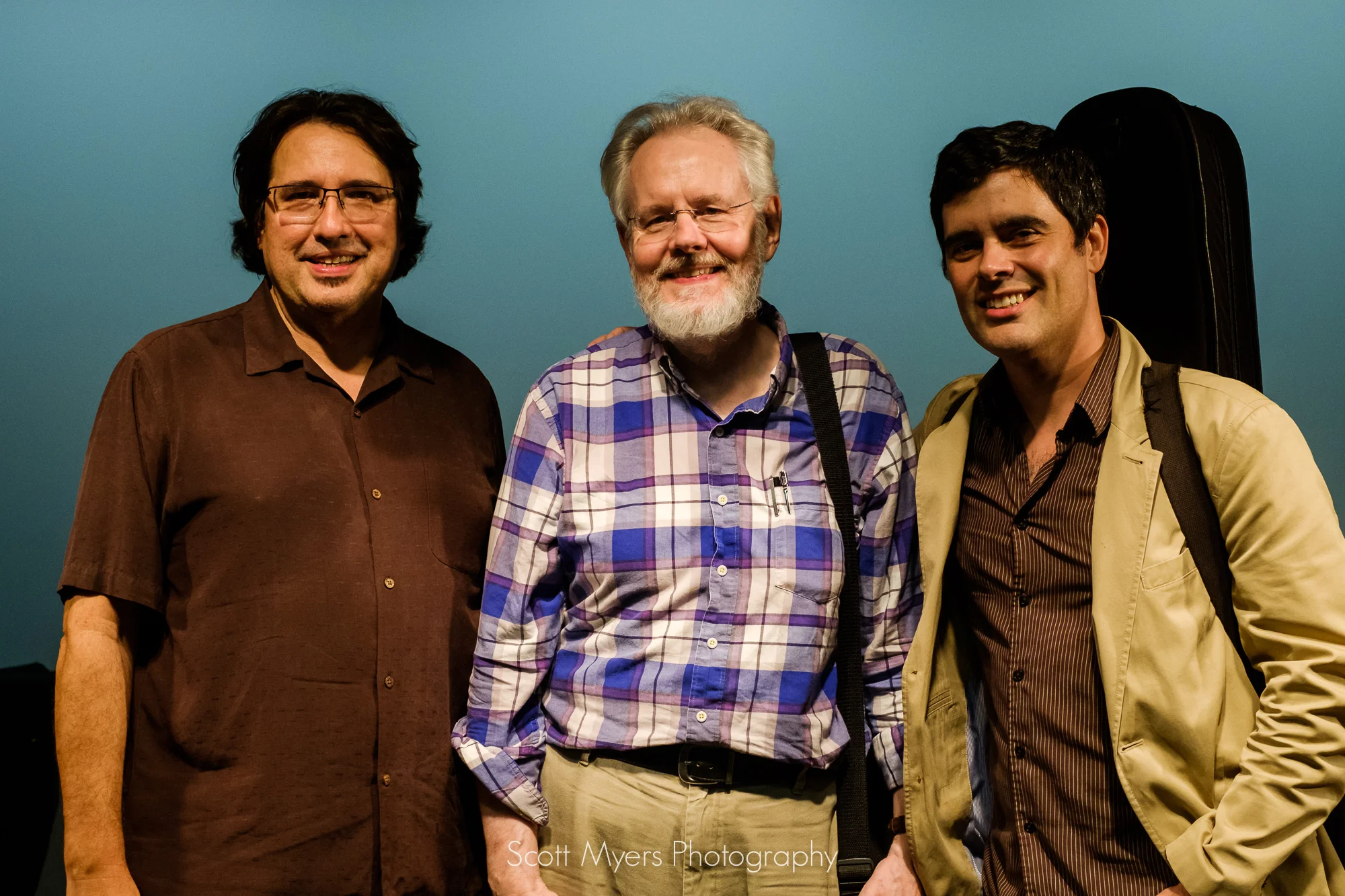 Steve Masakowski, Hank Mackie and Davy Mooney, New Orleans jazz guitarists