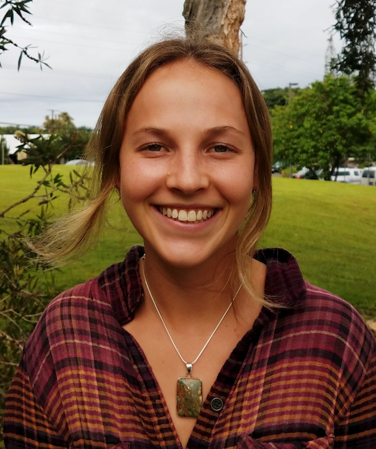 Catherine “Cassie” McTighe is a B.S. student in the Biology program studying the population dynamics of invasive algal and invertebrate species in the Hawaiian intertidal.