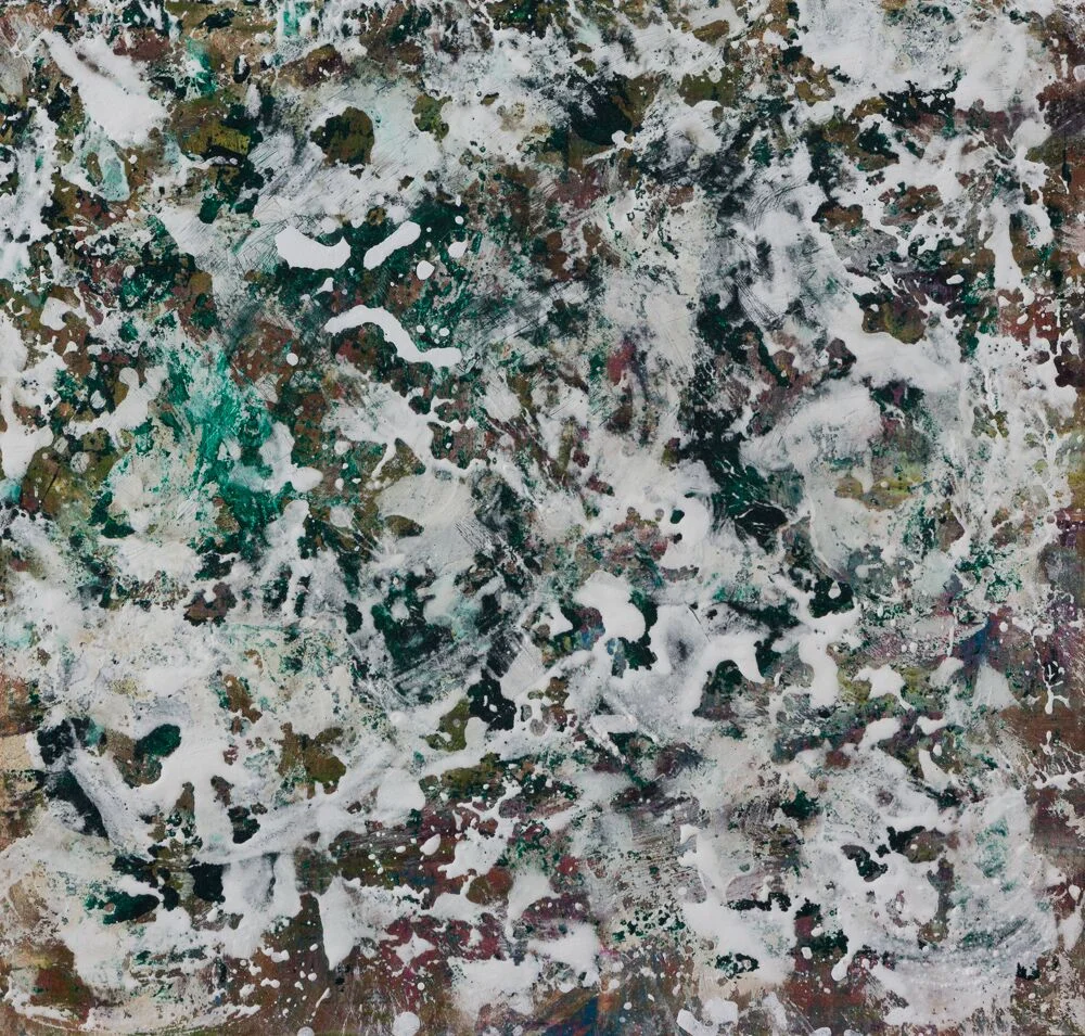 FLORENCE, 14.5"X15", oil/acrylic/plaster on plywood, 2017 - SOLD