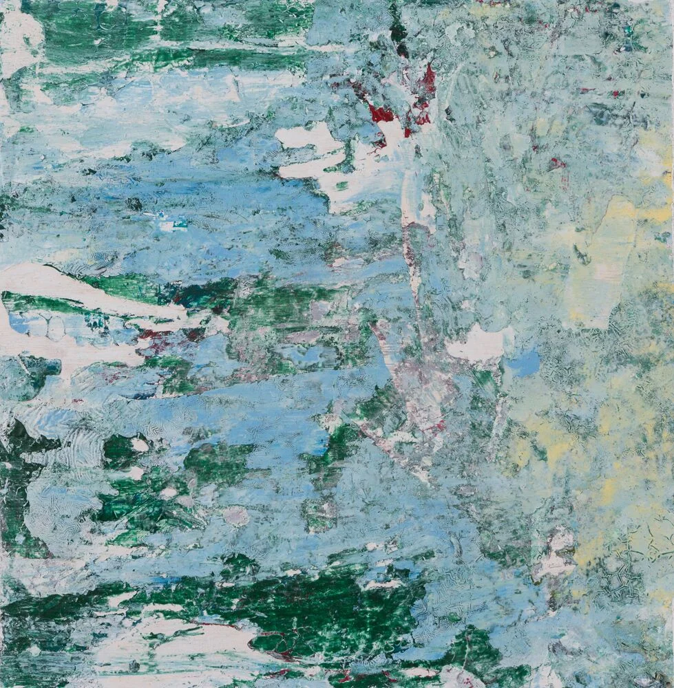 BLUE RIDGE, 16"X16", oil/acrylic on plywood, 2017 - SOLD