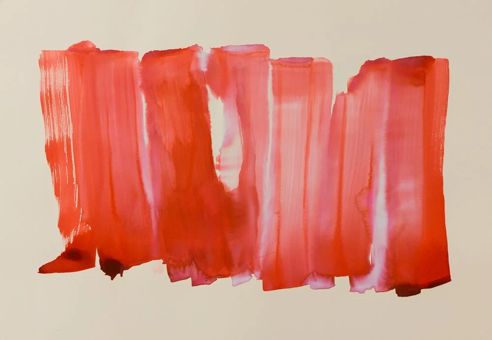 PALM BEACH, 27"X39", ink/plaster on paper, 2016, SOLD