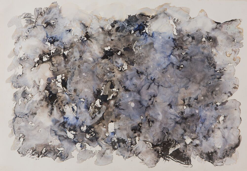 AIR 2, 27"X39", ink/plaster on paper, 2016 - SOLD