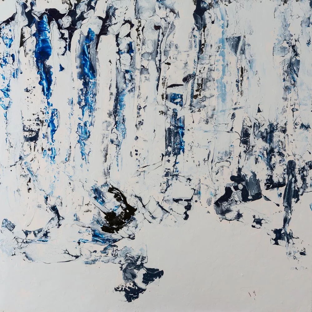 SARANAC 1, 4'X4', oil on oak, 2016, SOLD