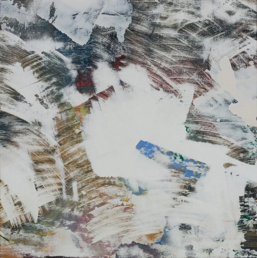 SKY 2, 15"X15", oil/plaster on plywood, 2017 - SOLD