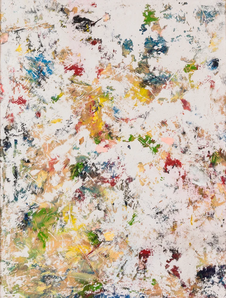 SPRING, latex/acrylic/oil/cement on oak 75x61 - SOLD
