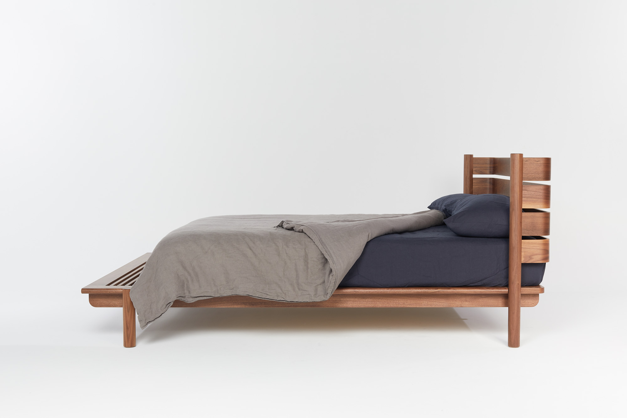 Title Bed 04 in Walnut. Image courtesy of Mast.