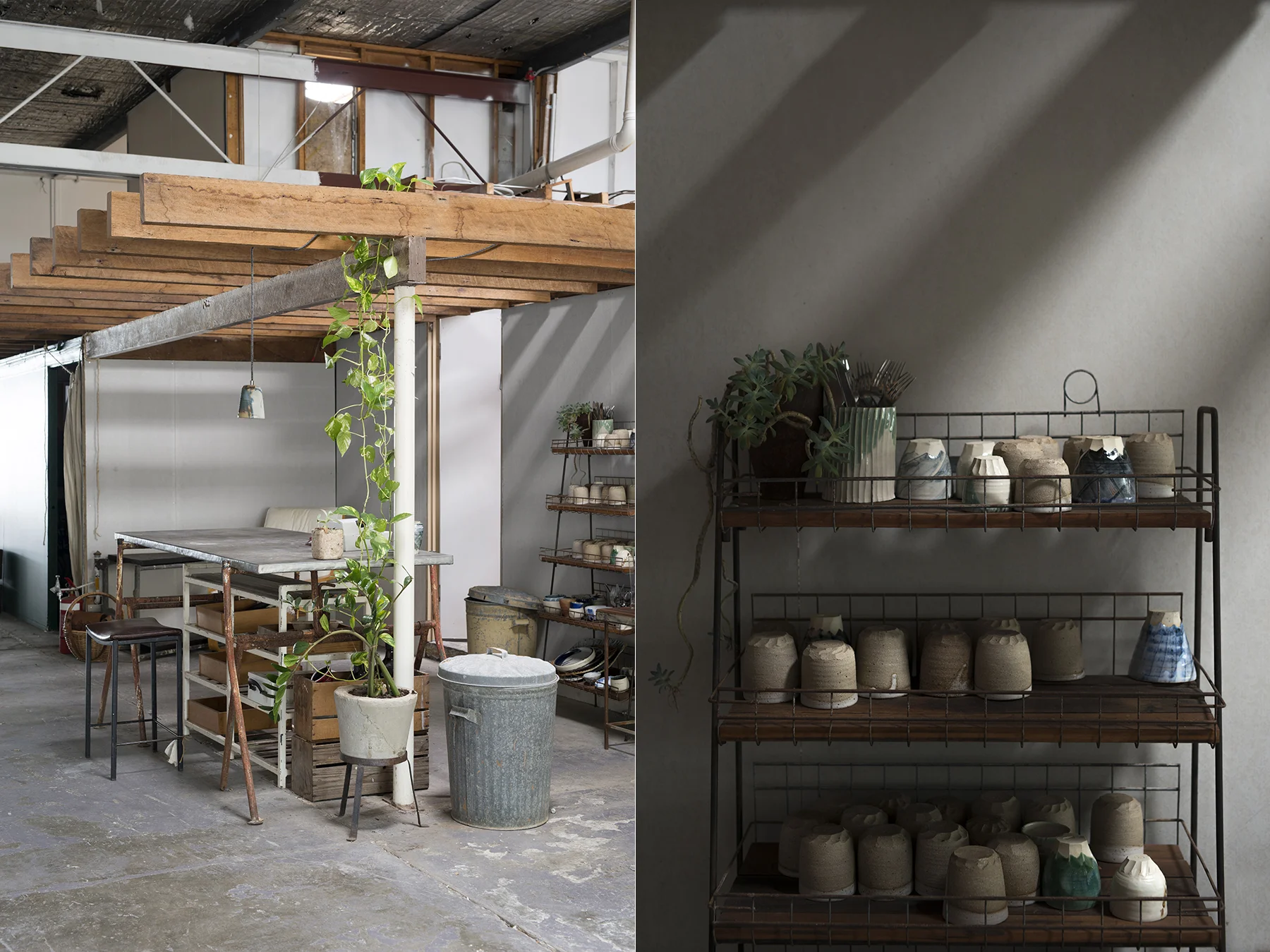 Kitchen details at Vacant Assembly creative studios in Brisbane’s West End.