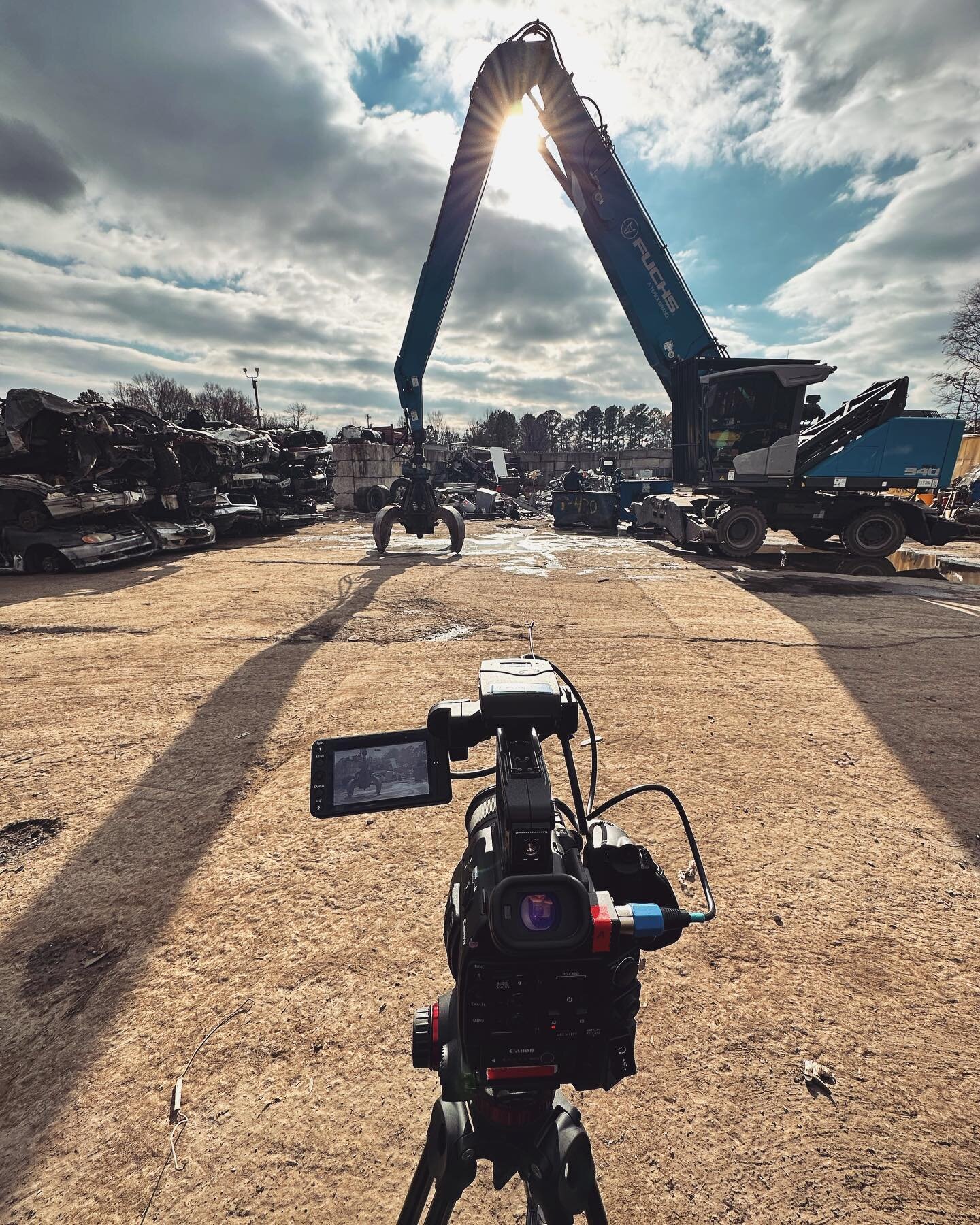 No cameras were harmed, only cars! 🎥 

#RaleighNC#RaleighVideoAgency#SupportLocal#ScrappinStories#ScrapyardLife#FamilyOwnedBusiness#DurhamNC#CarScrapping#ScrapWithAView#BehindTheScenes#VideoProduction#Advertising#ScrapYardBoys#ScrapMetal#SmallBusine