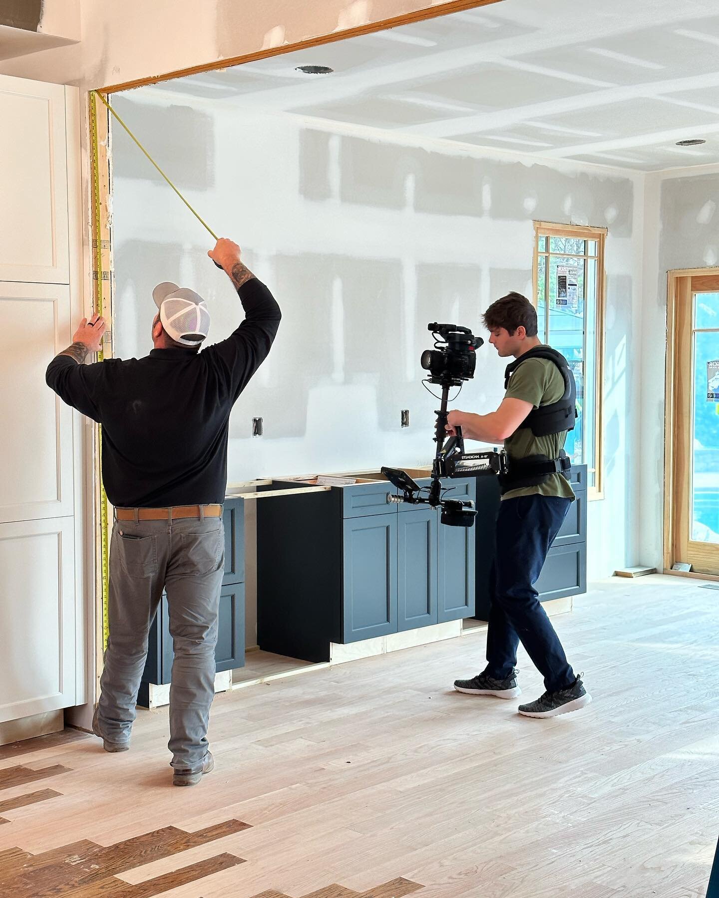 Bringing the project to life with @tingenremodeling 

Could this be the next big hit on @hgtv?? 

#videoproduction #TingenRemodeling #Steadicam #CanonC200