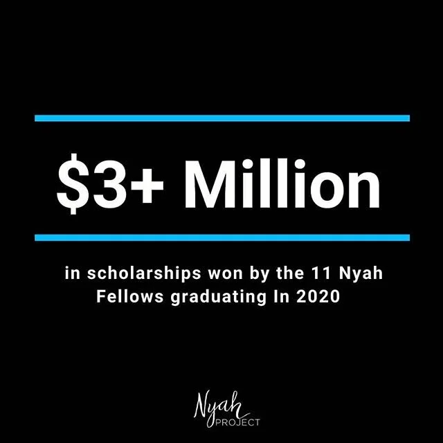 #NyahProject 2020 Graduates by the numbers... swipe 👉 to view. #TravelAwakensLeaders #NyahProject #NyahFellow #2020Graduate