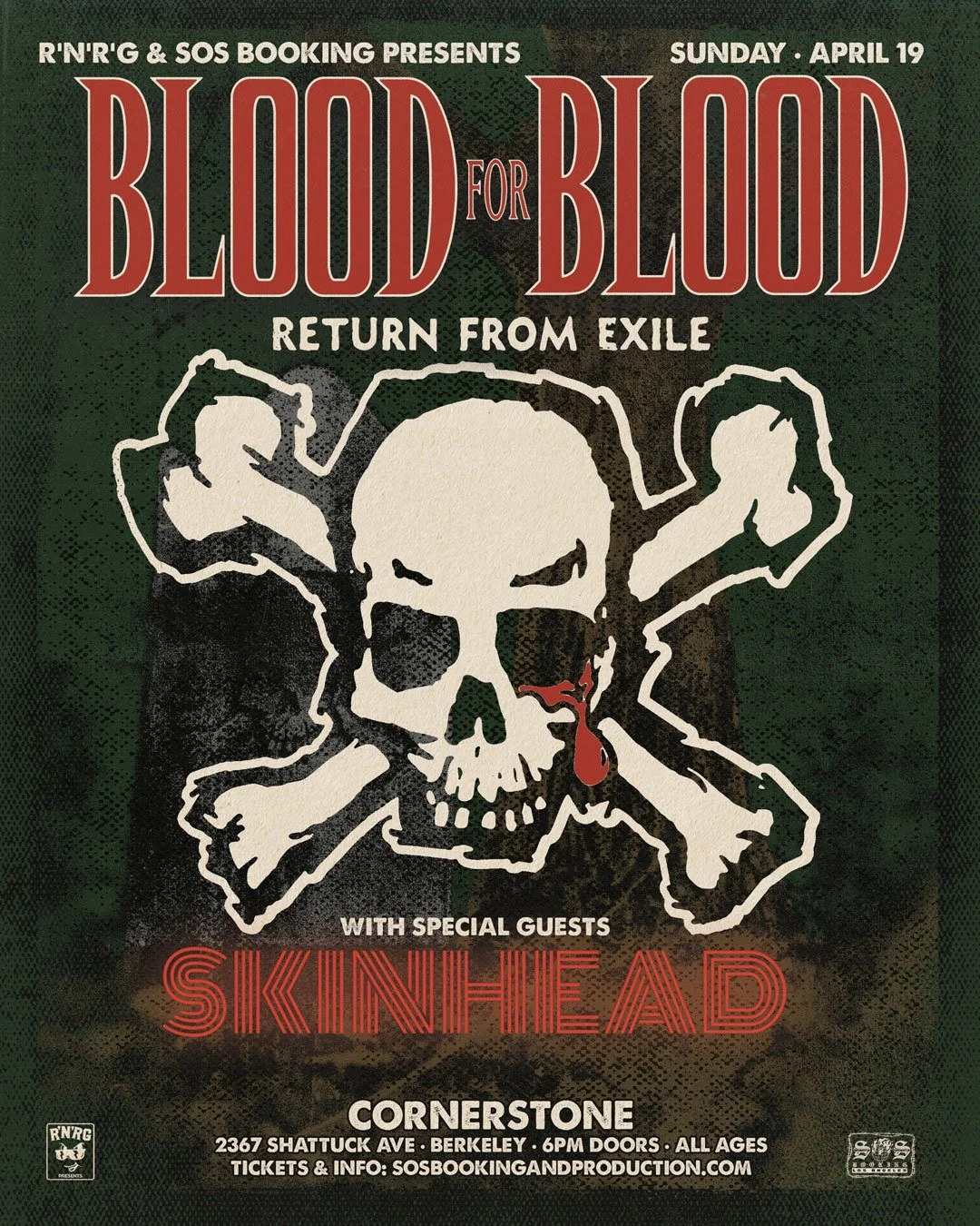 BLOOD FOR BLOOD - BERKELEY