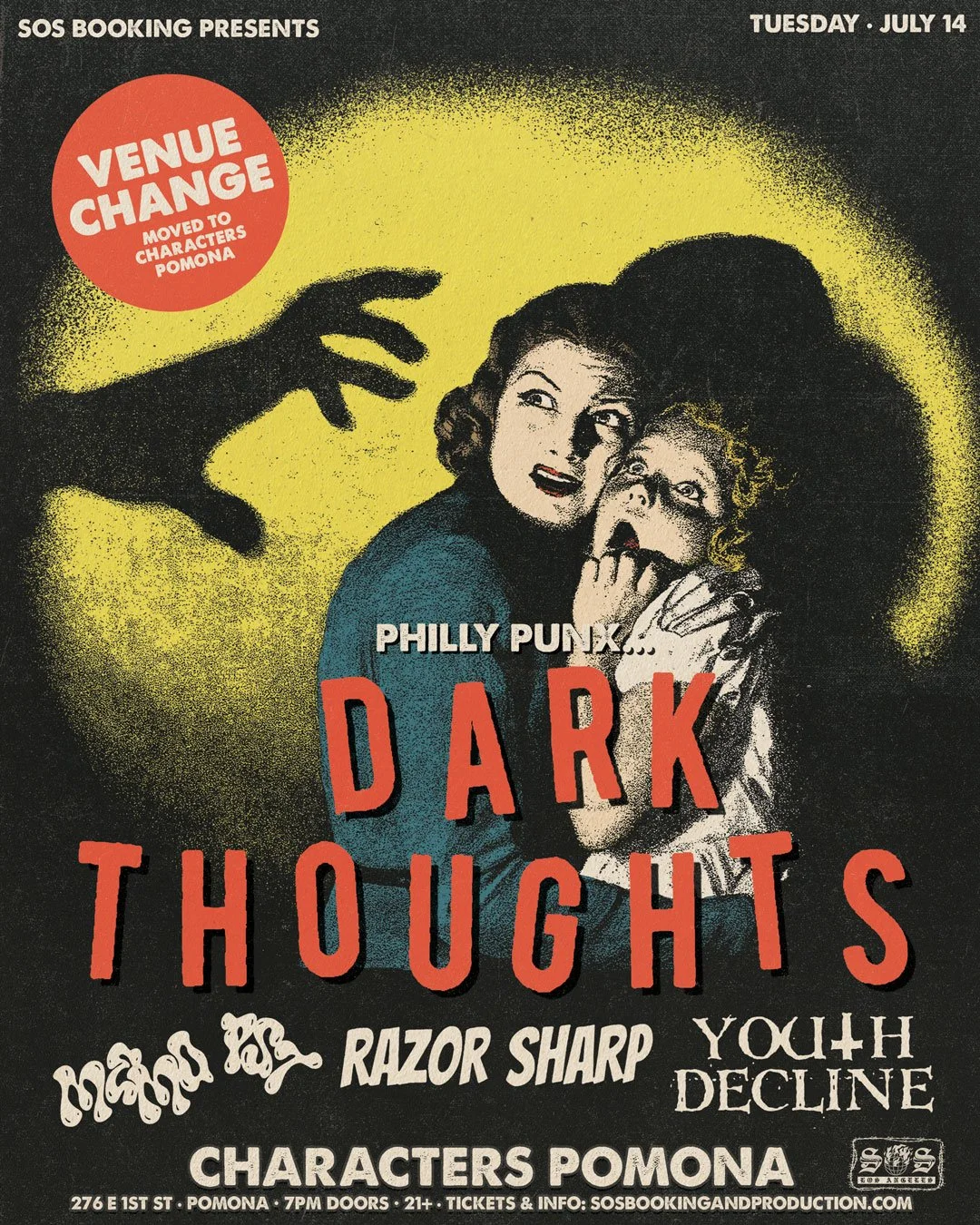 DARK THOUGHTS - POMONA  ***VENUE CHANGE ****