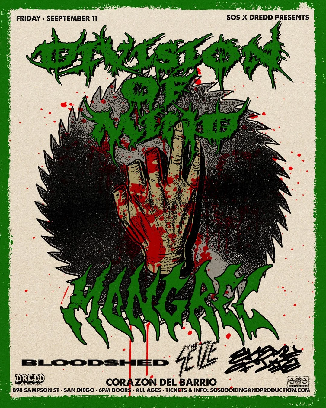 DIVISION OF MIND / MONGREL - SAN DIEGO