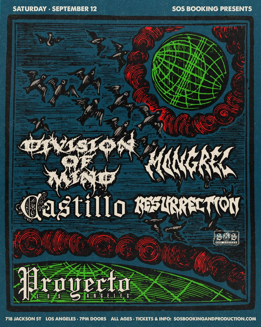 DIVISION OF MIND / MONGREL - LOS ANGELES