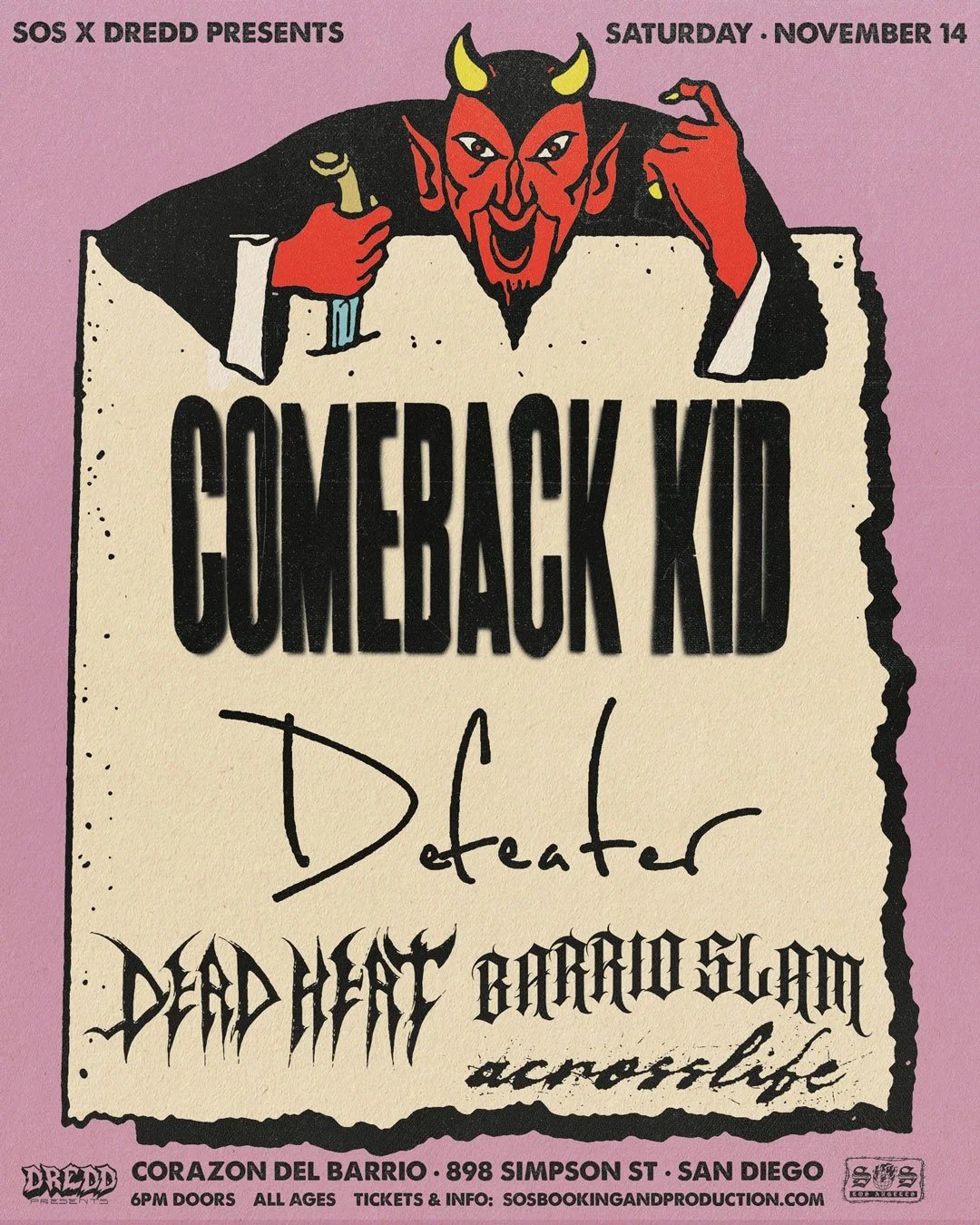 COMEBACK KID - SAN DIEGO