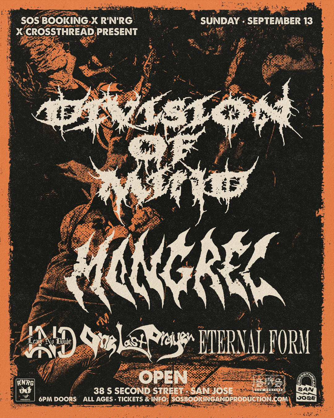 DIVISION OF MIND / MONGREL - SAN JOSE